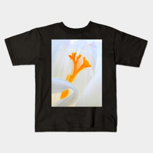 Crocus stamens ~ trumpet Spring Kids T-Shirt